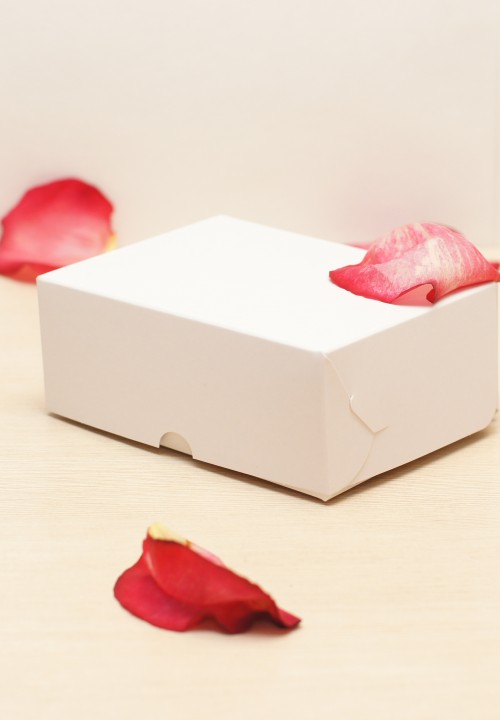 Коробка для 10 макаронс (Р), цвет - белый