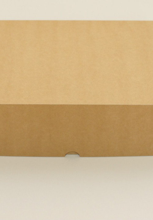Коробка для 4 капкейков (VM) стандартная, цвет - бархатный крафт