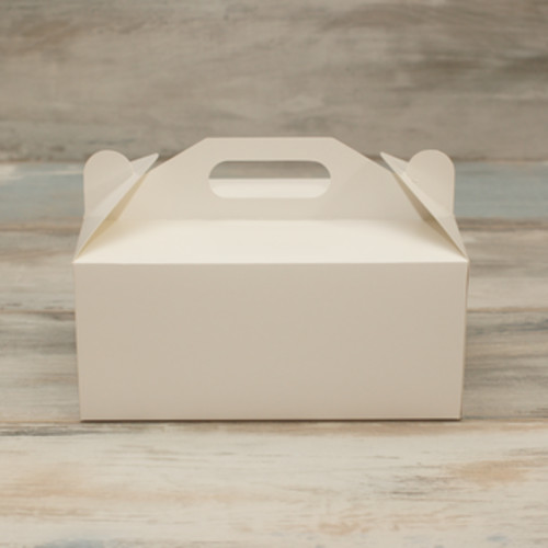Коробка для 6 капкейков (VM) сундучок, цвет - белый