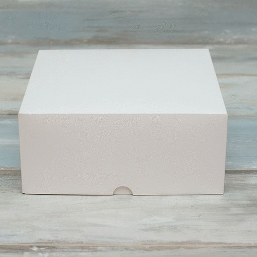 Коробка для 9 капкейков (VM) стандартная, цвет - белый