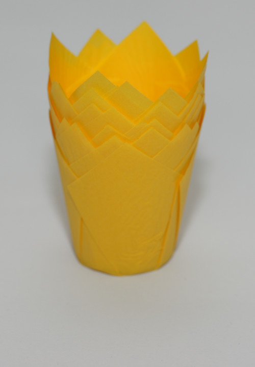 Капсулы в форме тюльпана, цвет - желтый