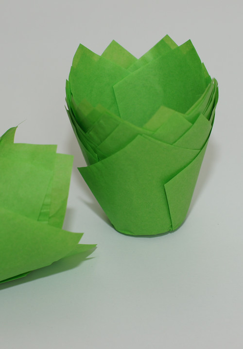 Капсулы в форме тюльпана, цвет - зеленый