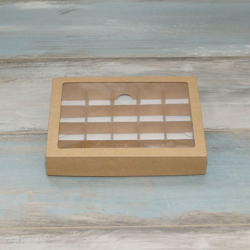 Коробка для 20 конфет (VM) с окном 