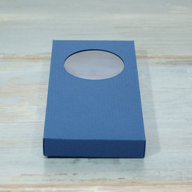 Коробка под плитку шоколада 16 х 8 х 1,7 см. (VM) с окном 