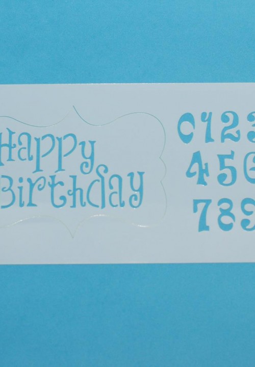 Трафарет для торта - 